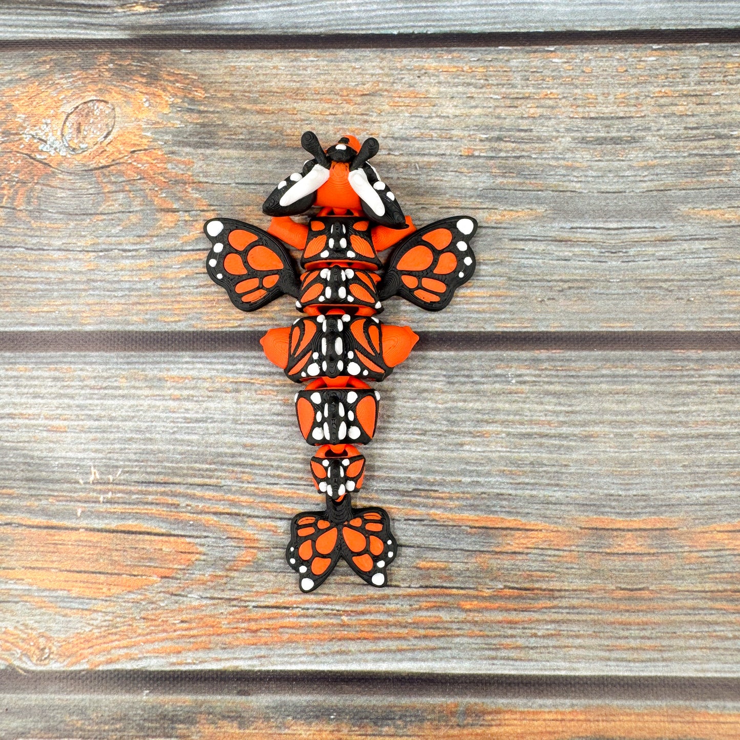 Mini Butterfly Dragon Articulated 3D Printed Fidget Figure
