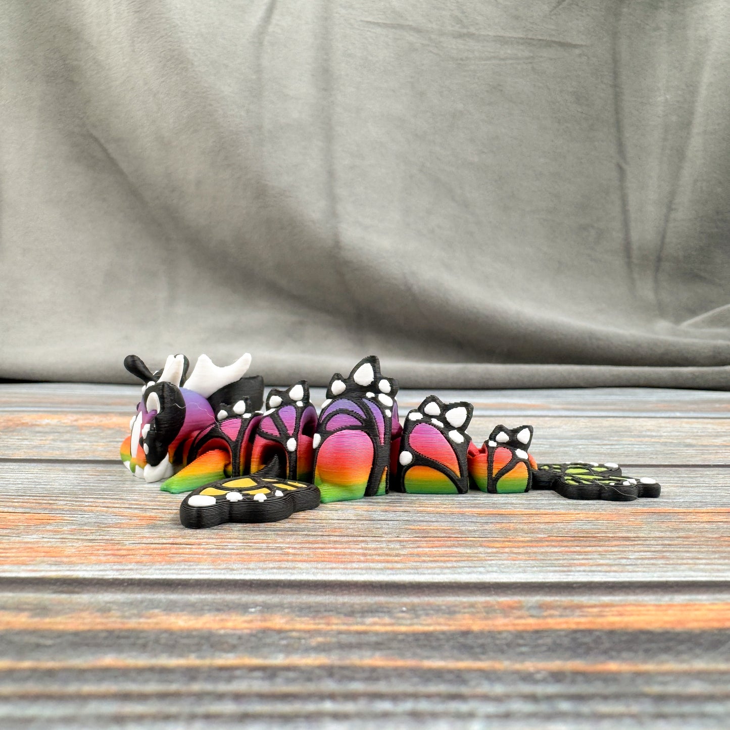 Mini Butterfly Dragon Articulated 3D Printed Fidget Figure