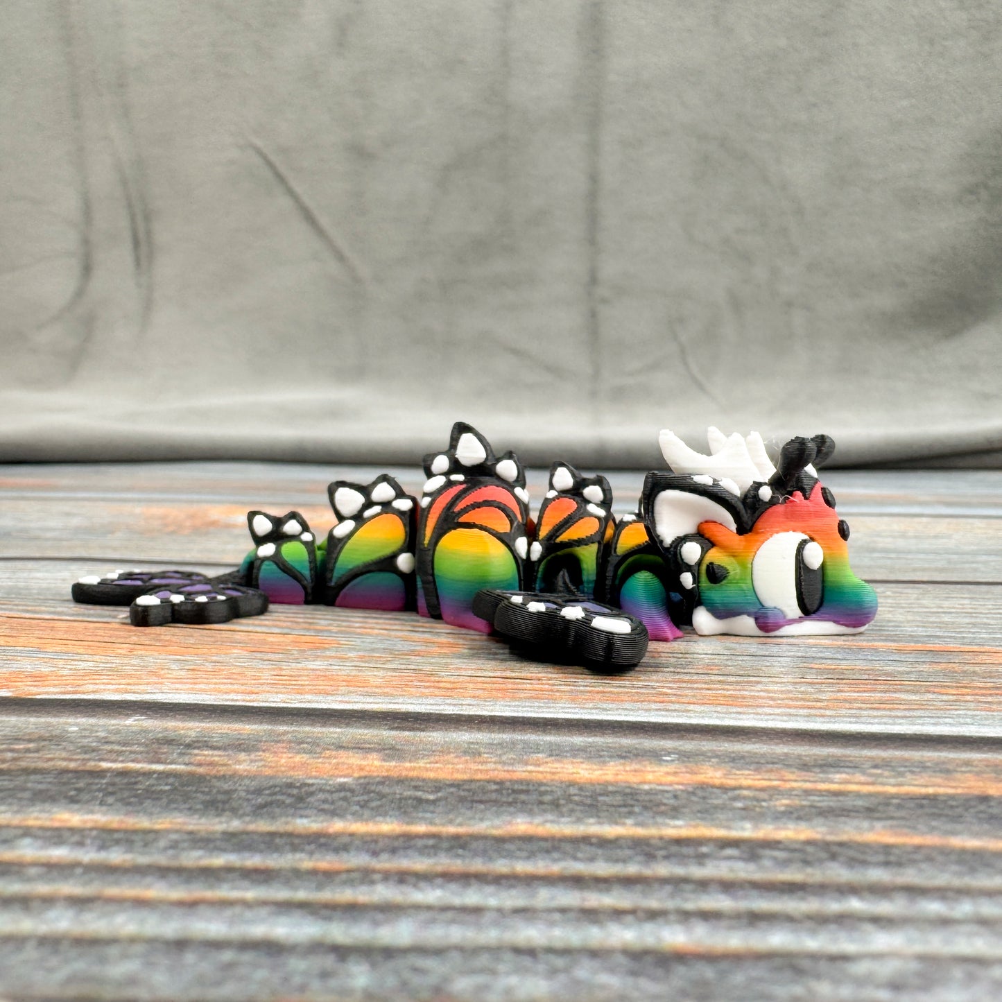 Mini Butterfly Dragon Articulated 3D Printed Fidget Figure