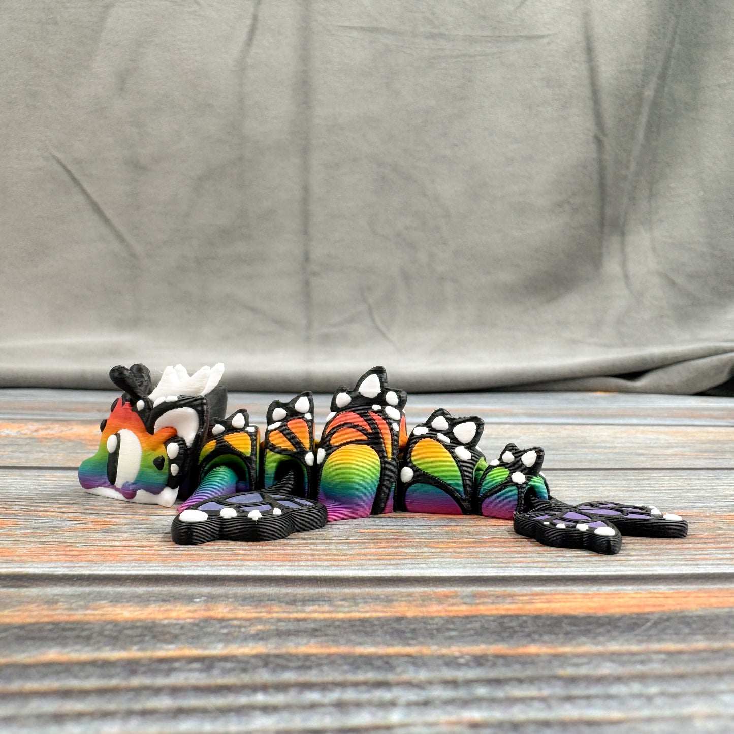 Mini Butterfly Dragon Articulated 3D Printed Fidget Figure