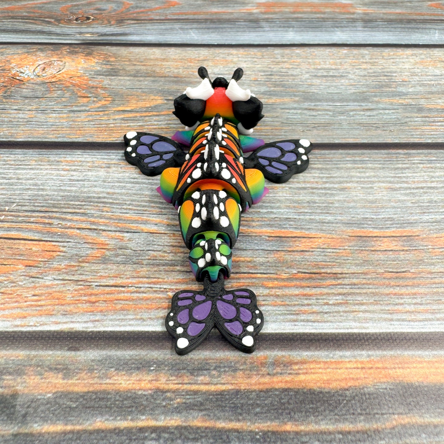Mini Butterfly Dragon Articulated 3D Printed Fidget Figure