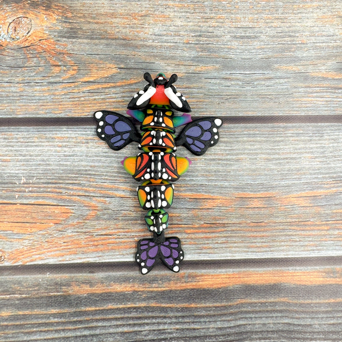 Mini Butterfly Dragon Articulated 3D Printed Fidget Figure