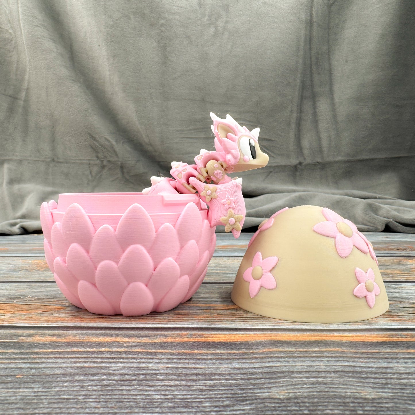 Mini Cherry Blossom Dragon Articulated 3D Printed Fidget Figure