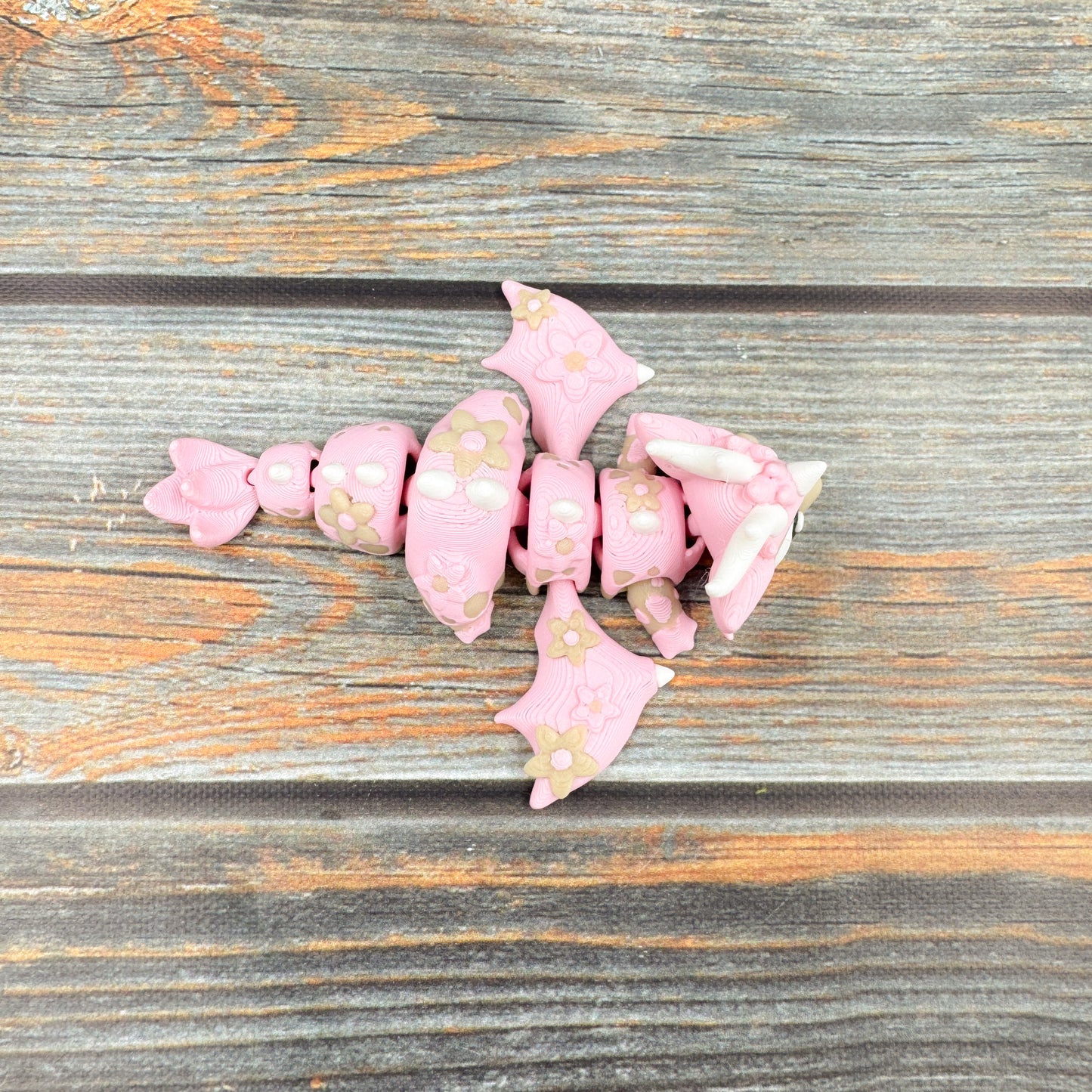 Mini Cherry Blossom Dragon Articulated 3D Printed Fidget Figure