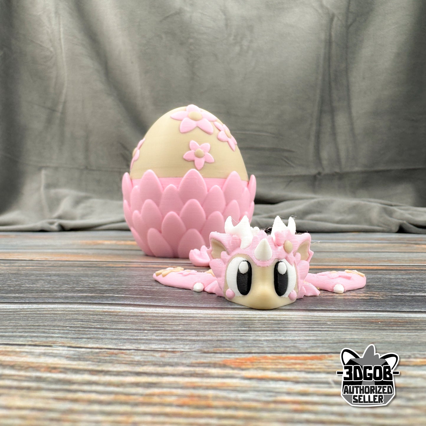 Mini Cherry Blossom Dragon Articulated 3D Printed Fidget Figure