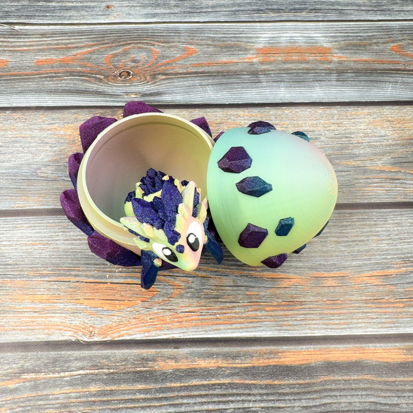 Mini Crystal Dragon Articulated 3D Printed Fidget Figure
