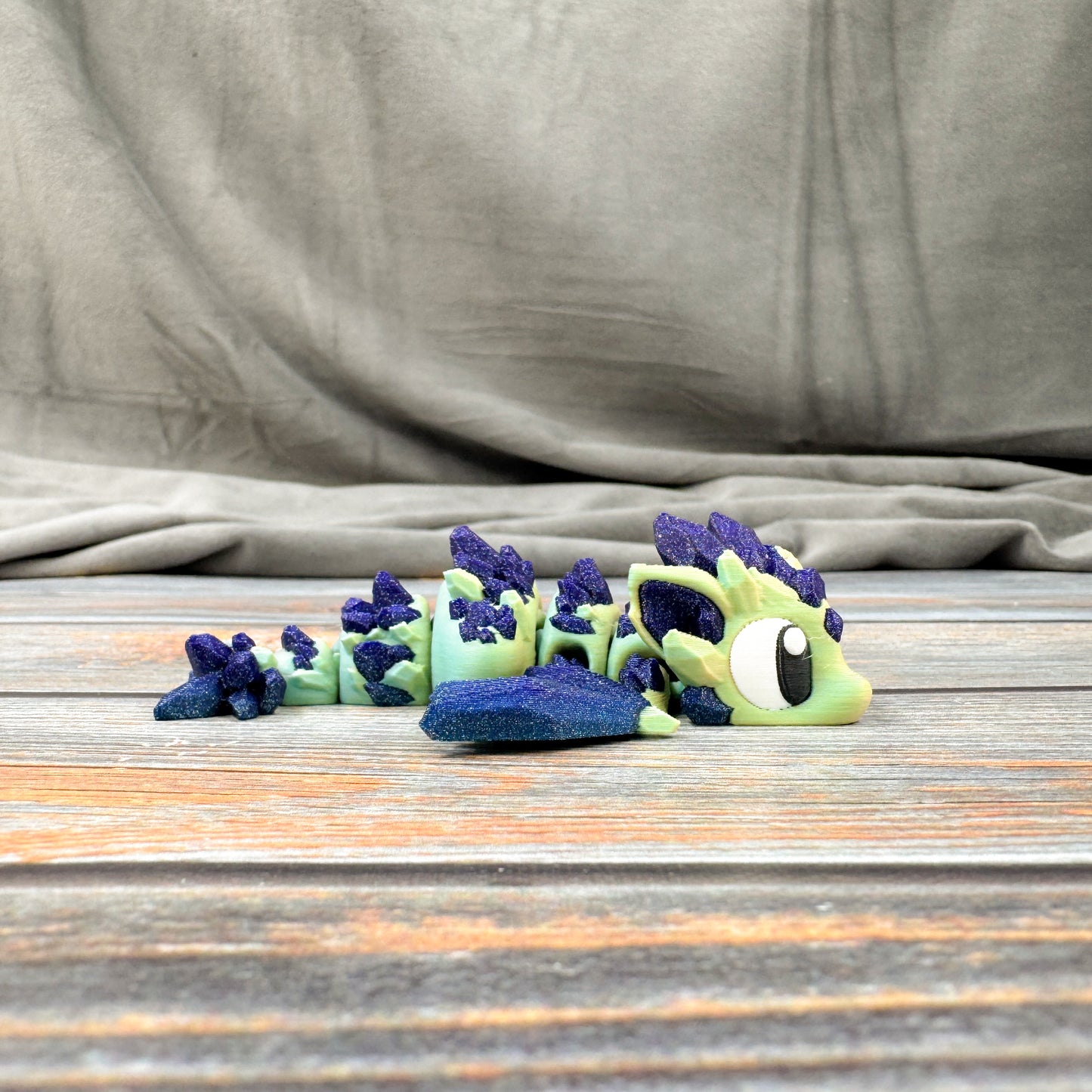 Mini Crystal Dragon Articulated 3D Printed Fidget Figure