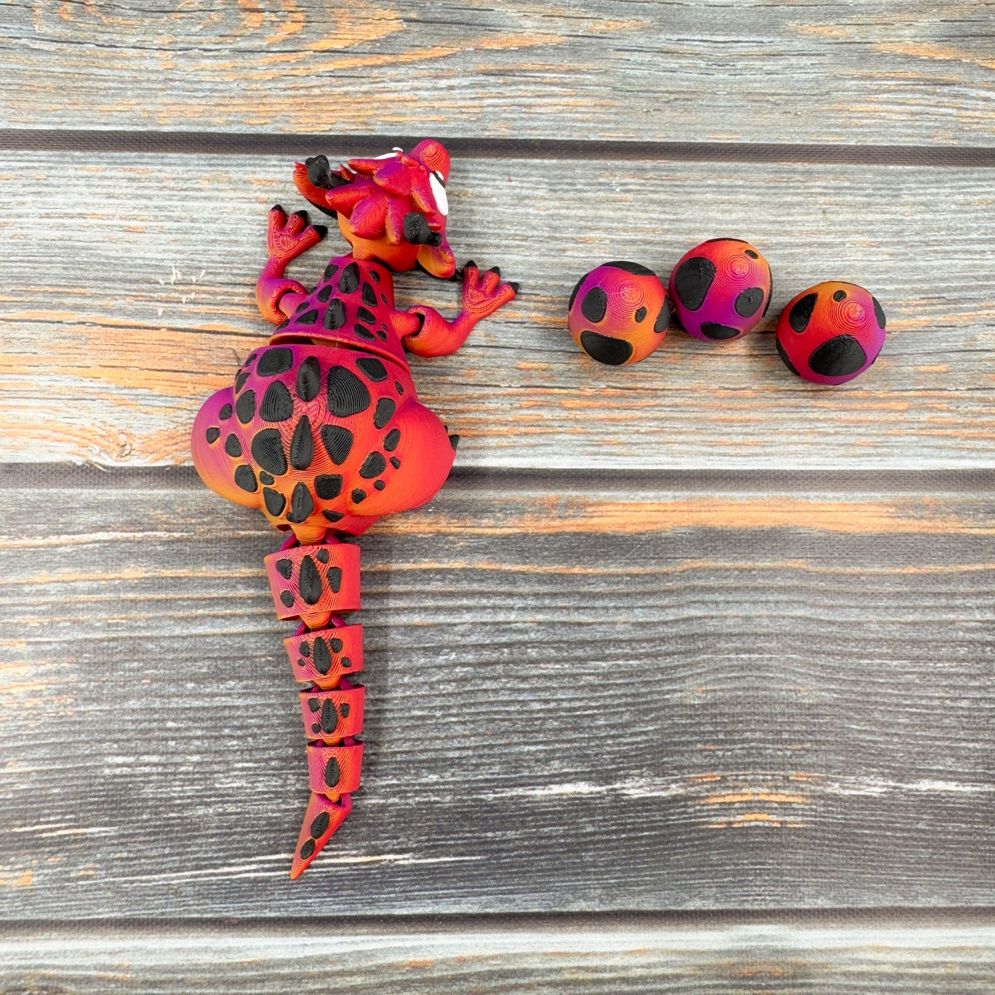 Dragon + 3 Eggs Articulated 3D Printed Fidget Figure
