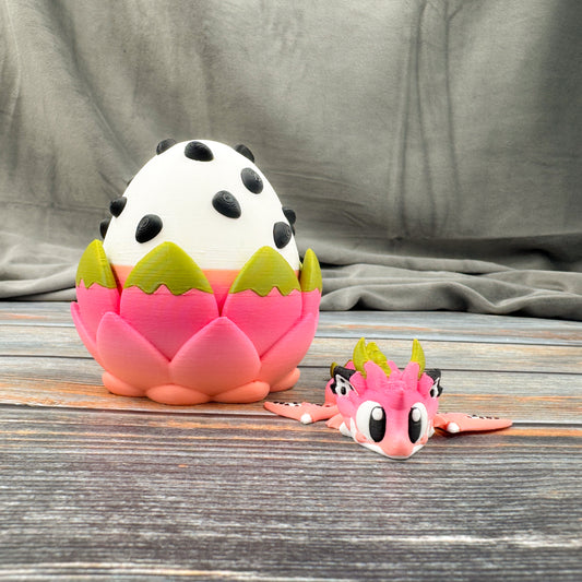 Mini Dragon Fruit Dragon Articulated 3D Printed Fidget Figure