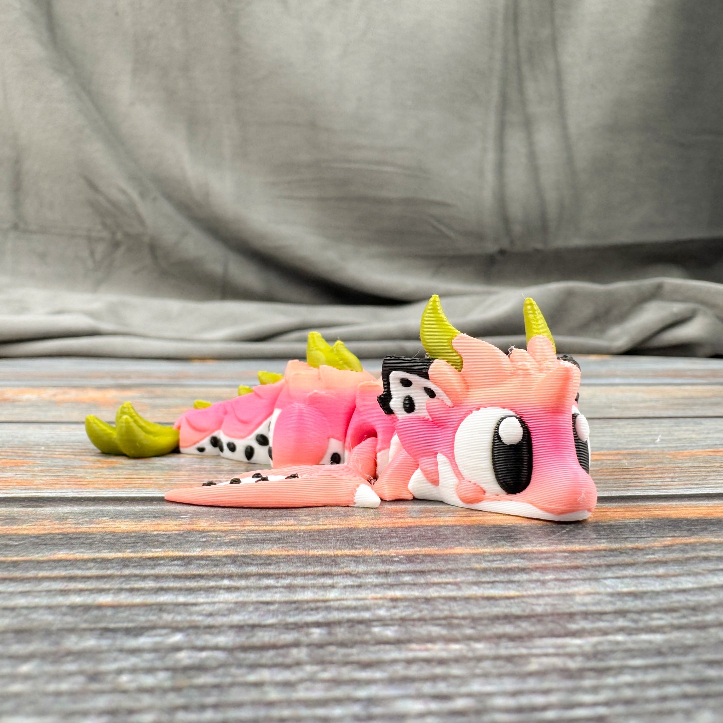 Mini Dragon Fruit Dragon Articulated 3D Printed Fidget Figure
