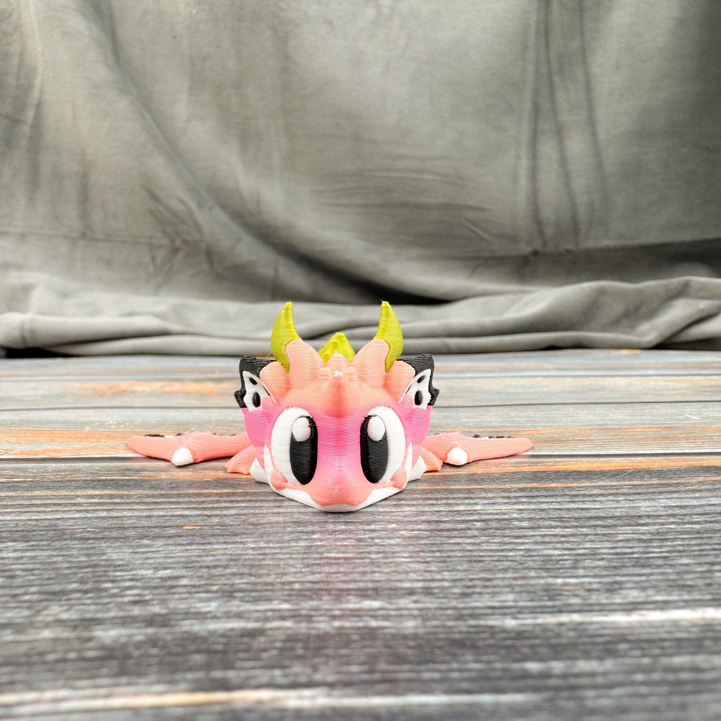 Mini Dragon Fruit Dragon Articulated 3D Printed Fidget Figure