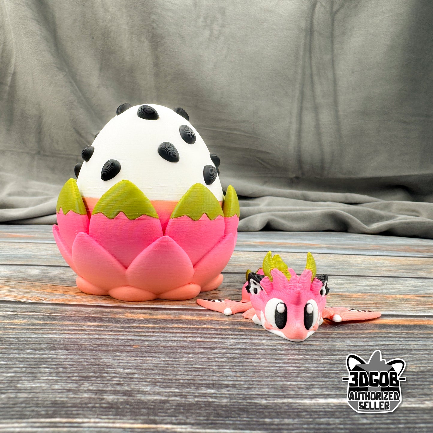 Mini Dragon Fruit Dragon Articulated 3D Printed Fidget Figure
