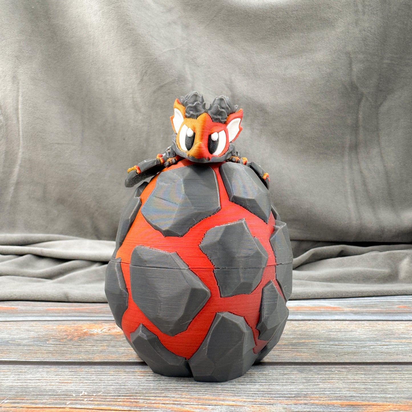 Mini Lava Dragon Articulated 3D Printed Fidget Figure