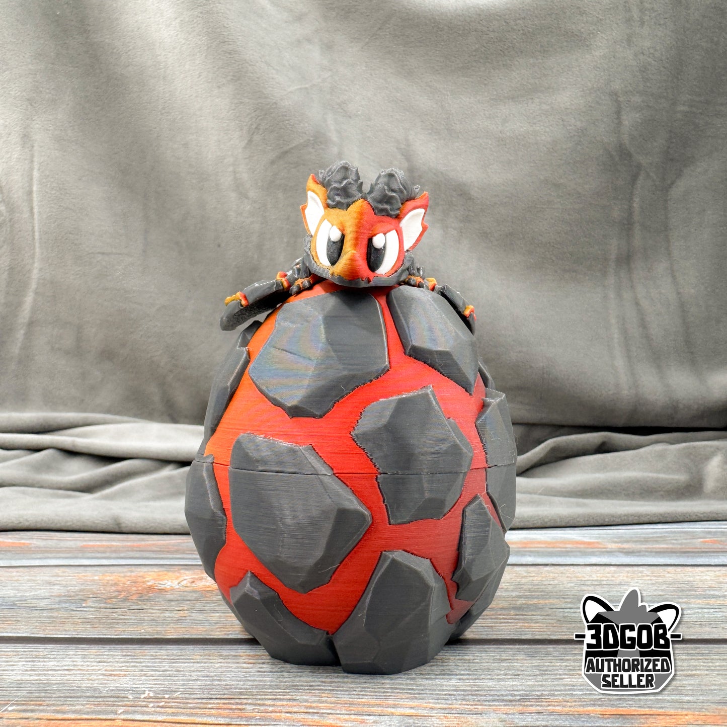 Mini Lava Dragon Articulated 3D Printed Fidget Figure