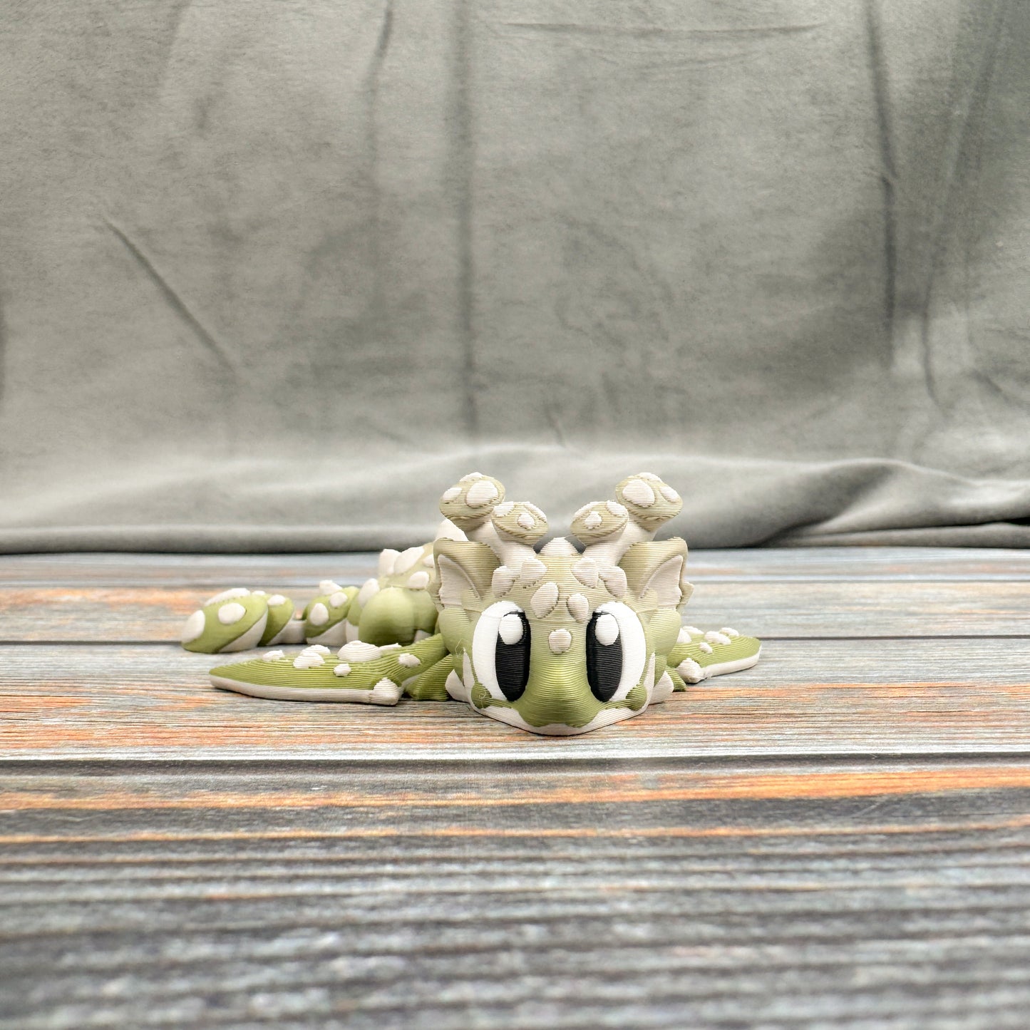 Mini Mushroom Dragon Articulated 3D Printed Fidget Figure