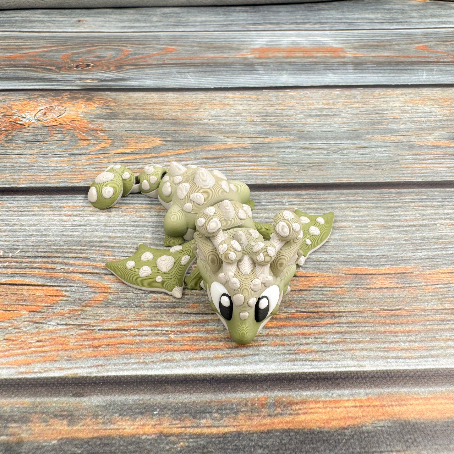 Mini Mushroom Dragon Articulated 3D Printed Fidget Figure