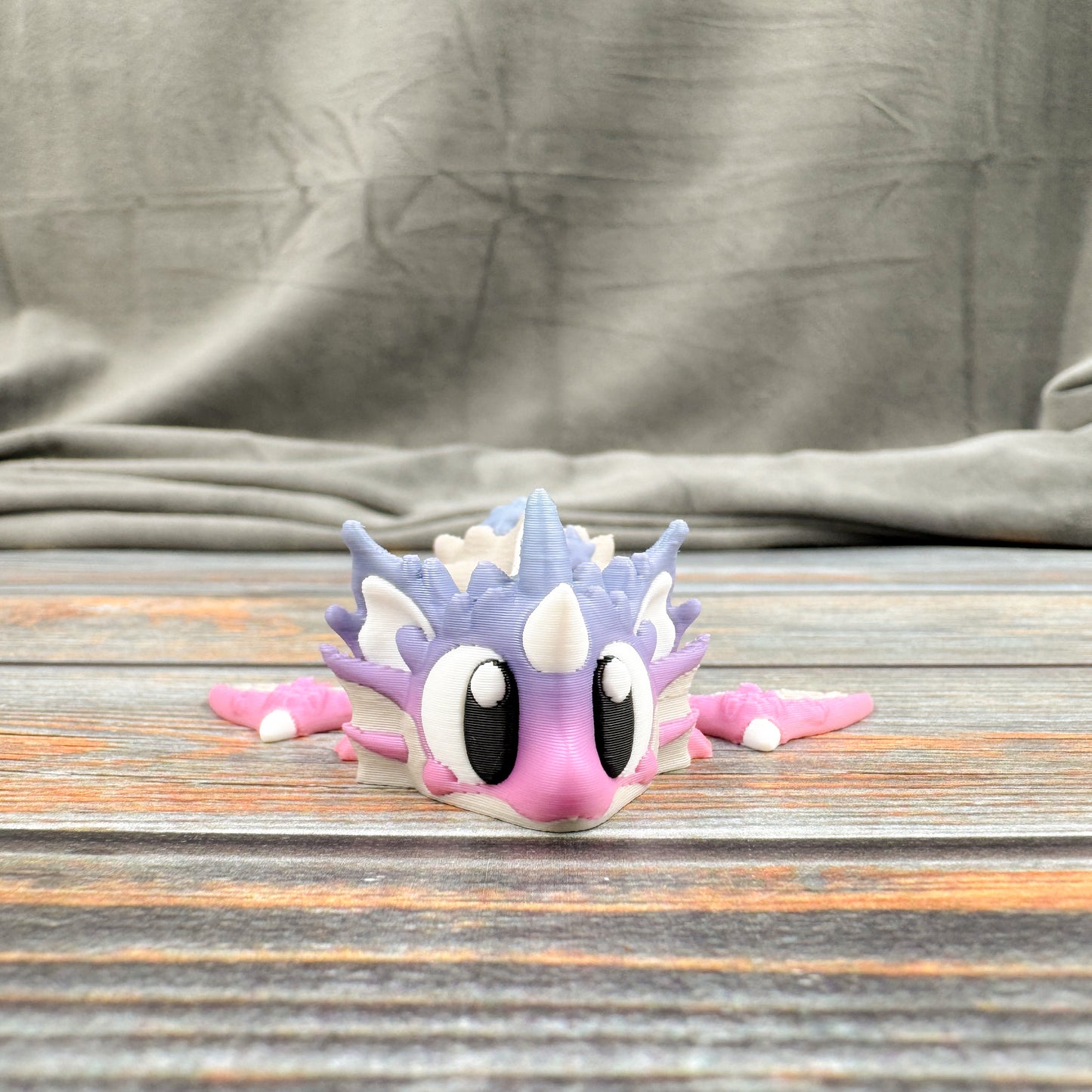 Mini Seashell Dragon Articulated 3D Printed Fidget Figure
