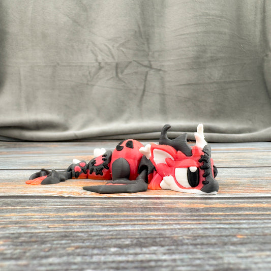 Mini Spooky Dragon Articulated 3D Printed Fidget Figure