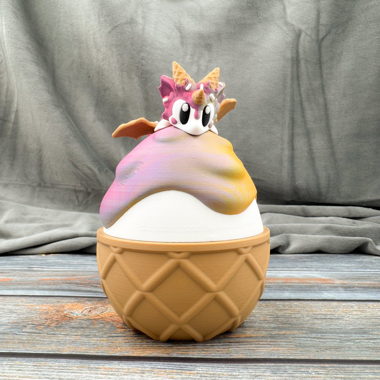 Mini Sugar Rush Dragon Articulated 3D Printed Fidget Figure