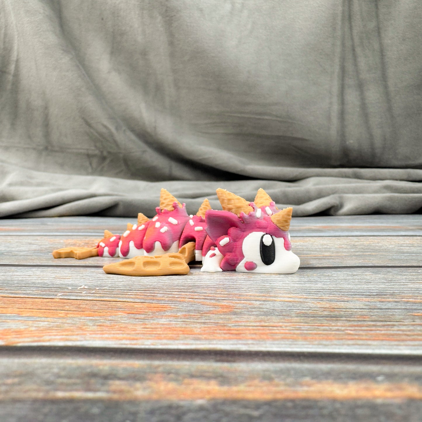Mini Sugar Rush Dragon Articulated 3D Printed Fidget Figure
