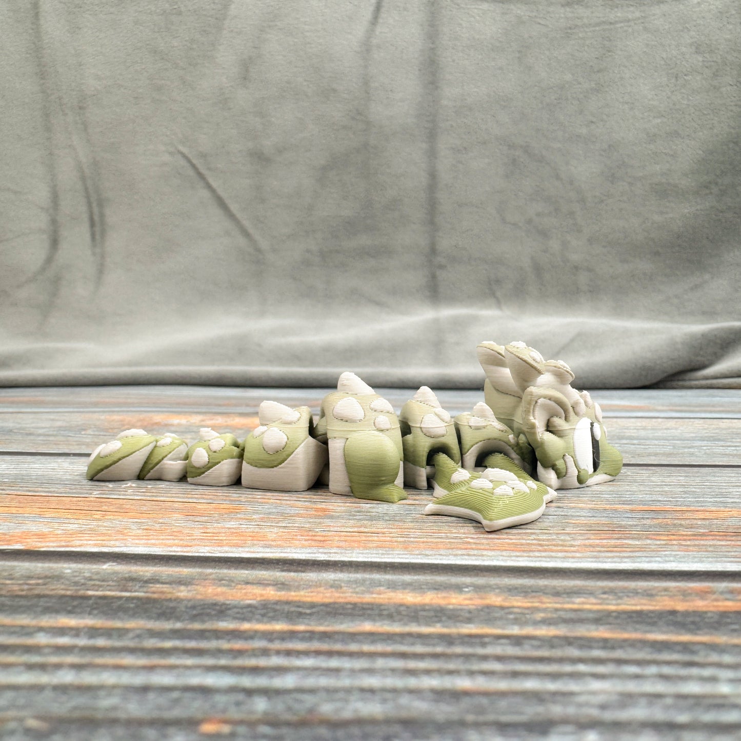 Mini Mushroom Dragon Articulated 3D Printed Fidget Figure