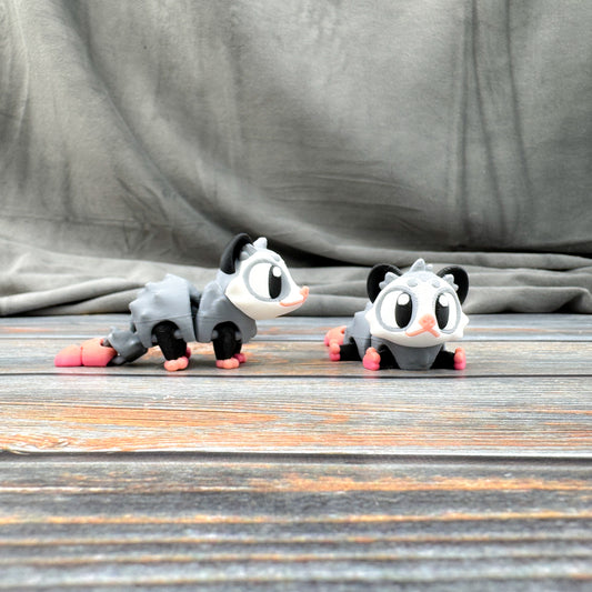Opossum Articulated 3D Printed Fidget Figure