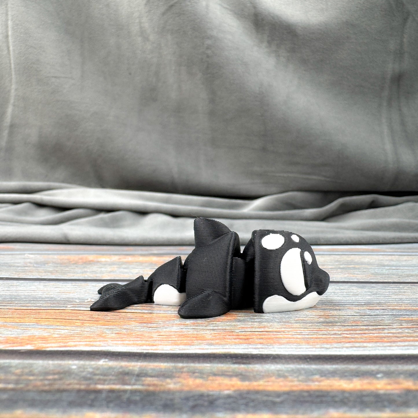 Orca Killer Whale Articulated 3D Printed Fidget Figure