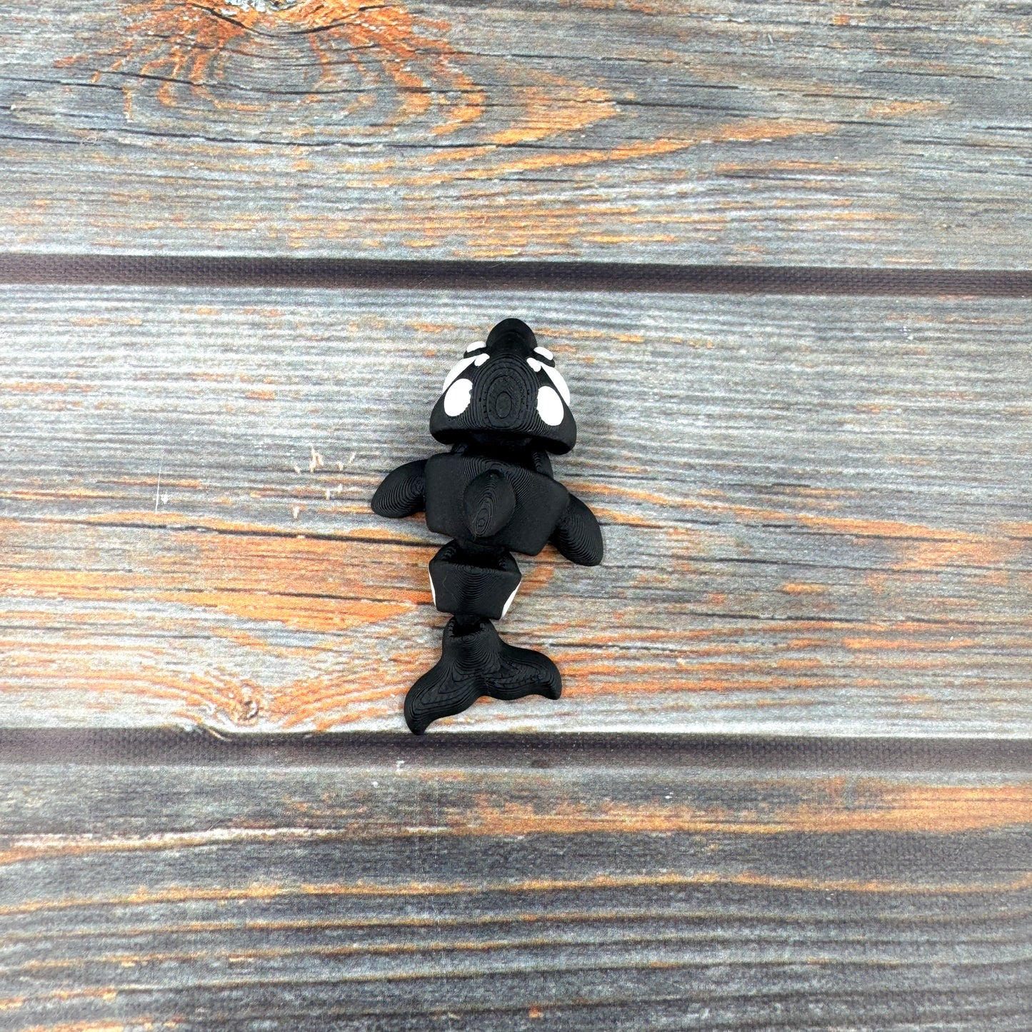 Orca Killer Whale Articulated 3D Printed Fidget Figure