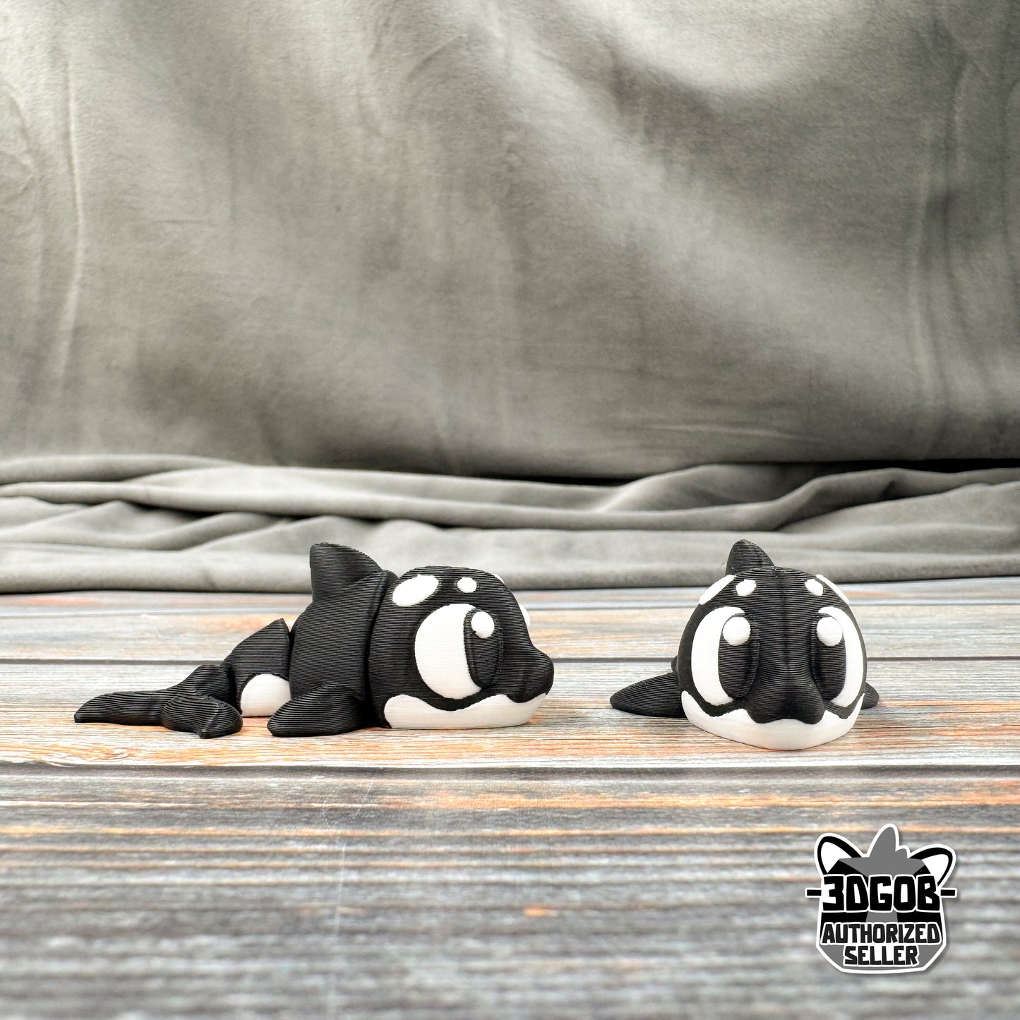 Orca Killer Whale Articulated 3D Printed Fidget Figure