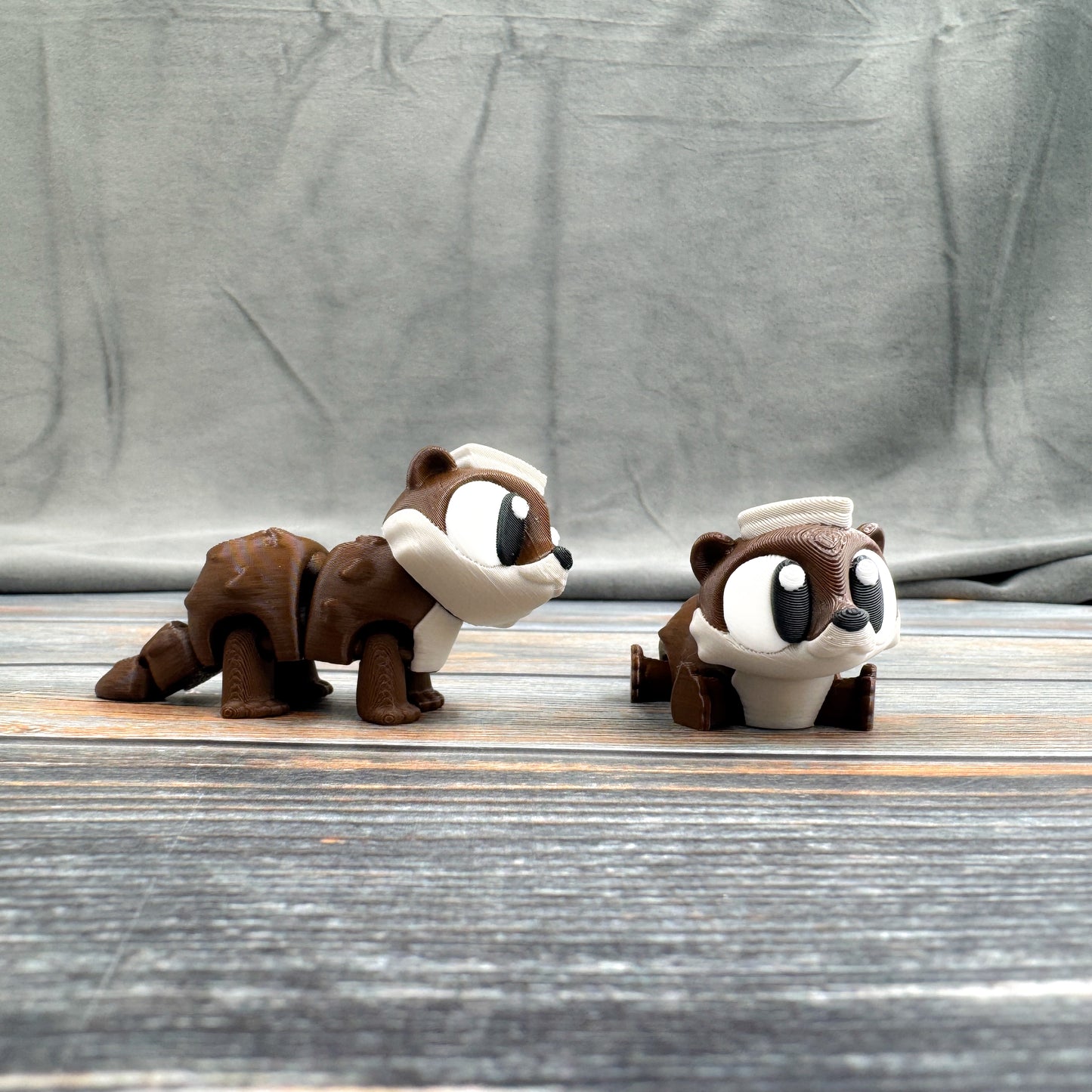 Otter with Towel Articulated 3D Printed Fidget Figure