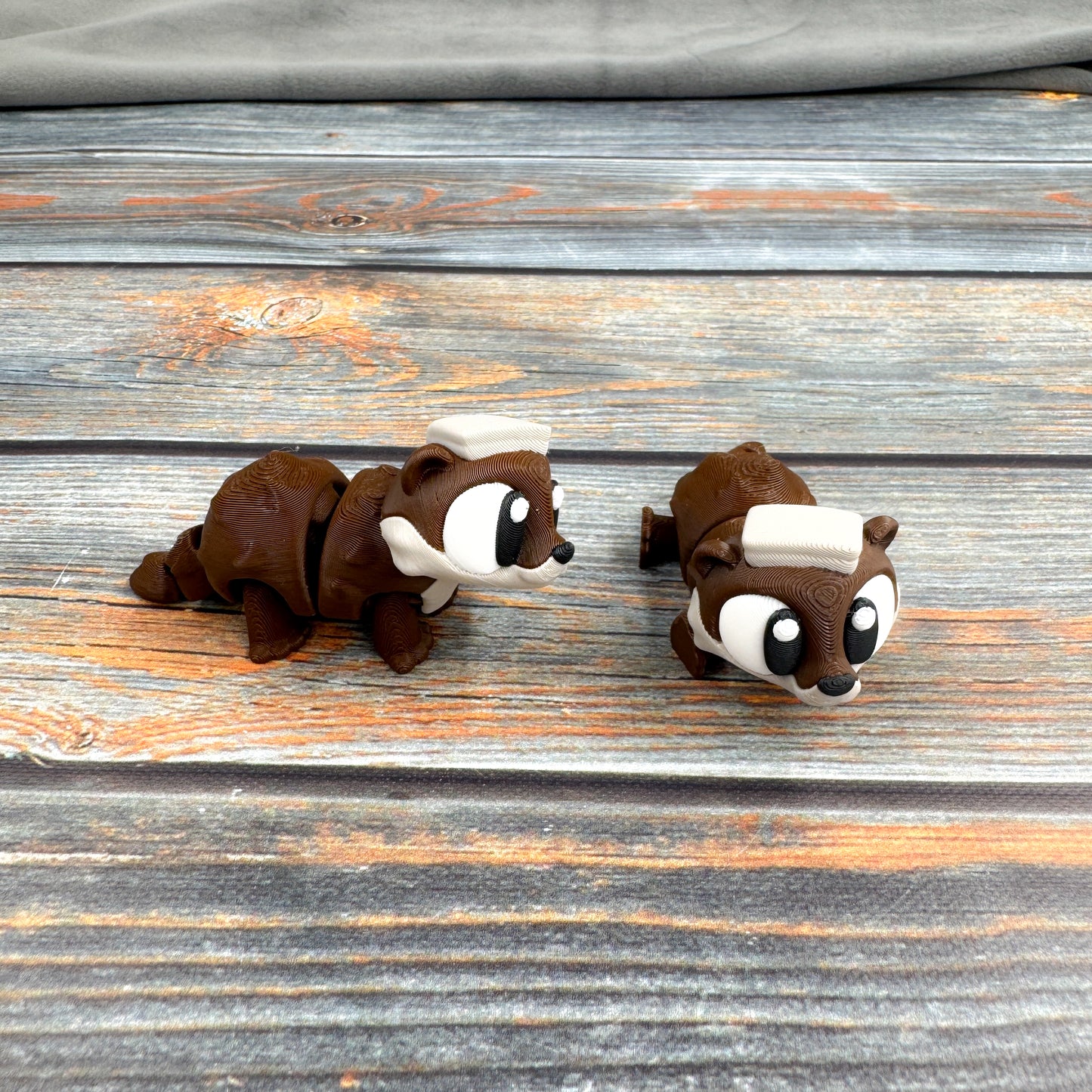 Otter with Towel Articulated 3D Printed Fidget Figure