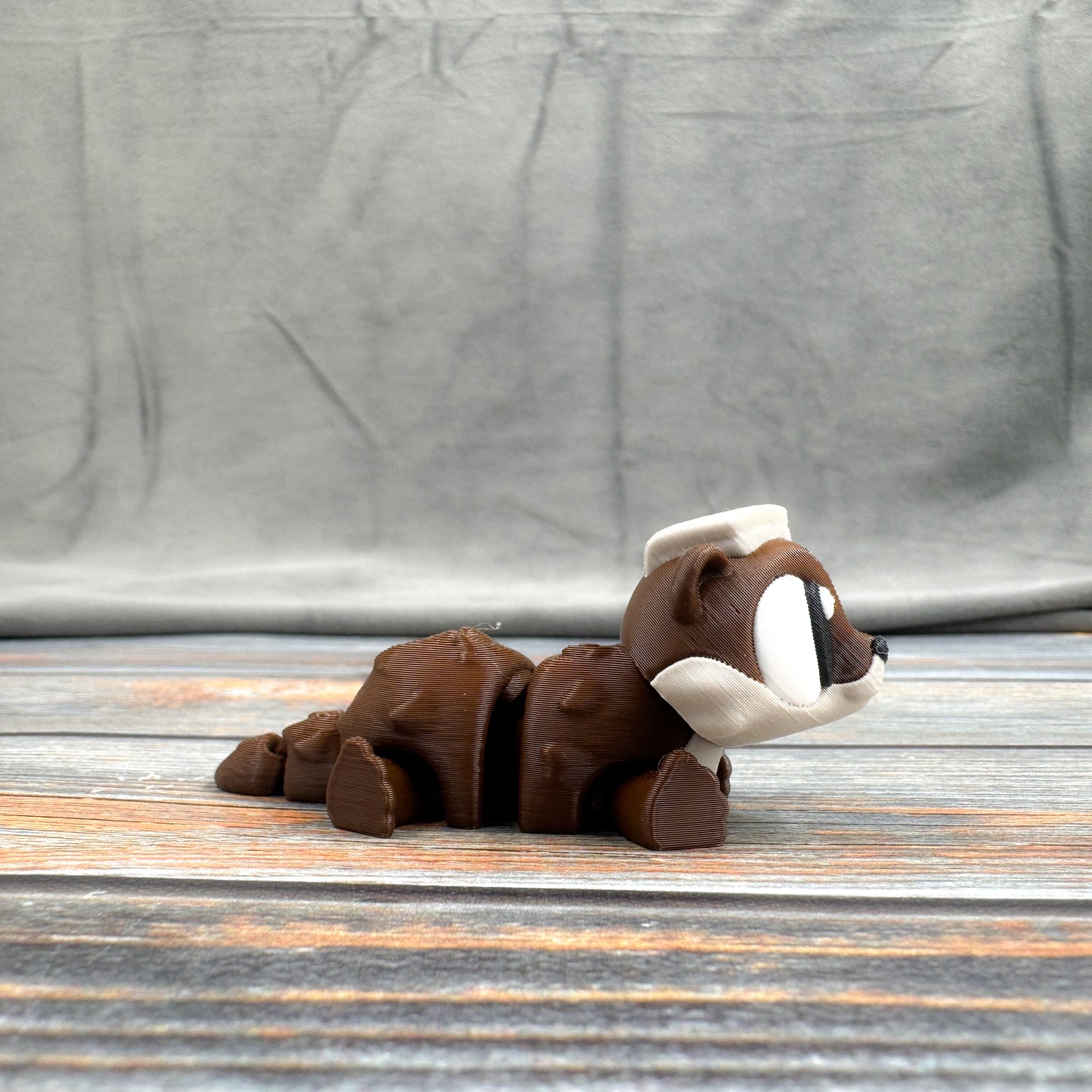 Otter with Towel Articulated 3D Printed Fidget Figure