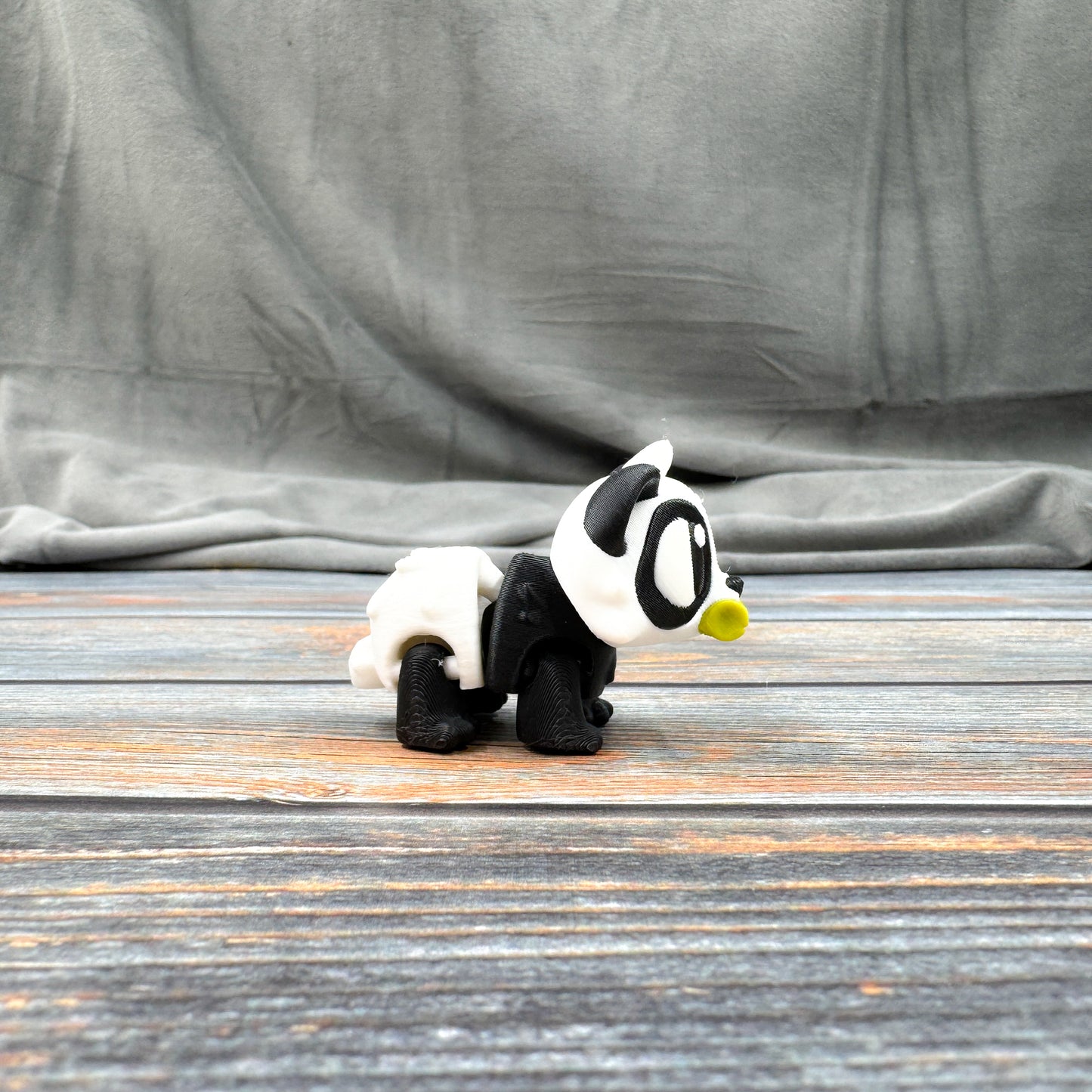 Panda with Bamboo Articulated 3D Printed Fidget Figure