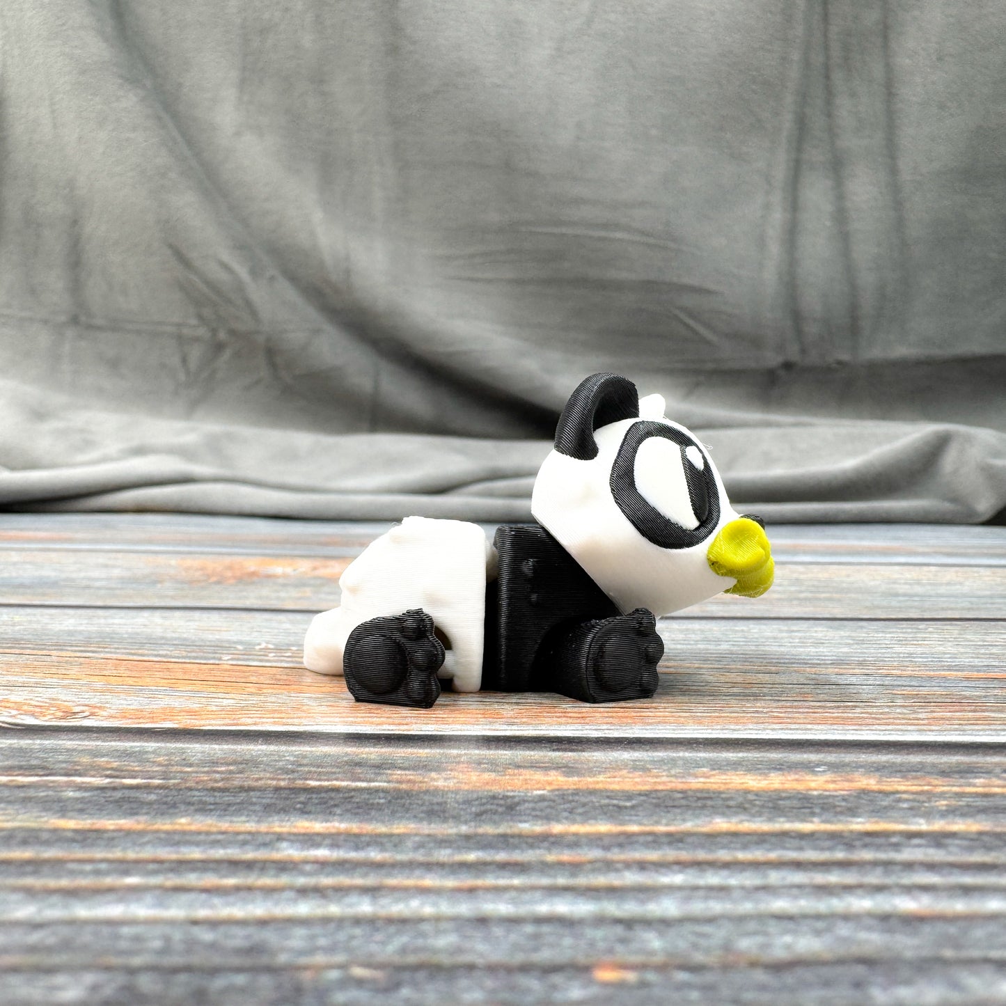 Panda with Bamboo Articulated 3D Printed Fidget Figure