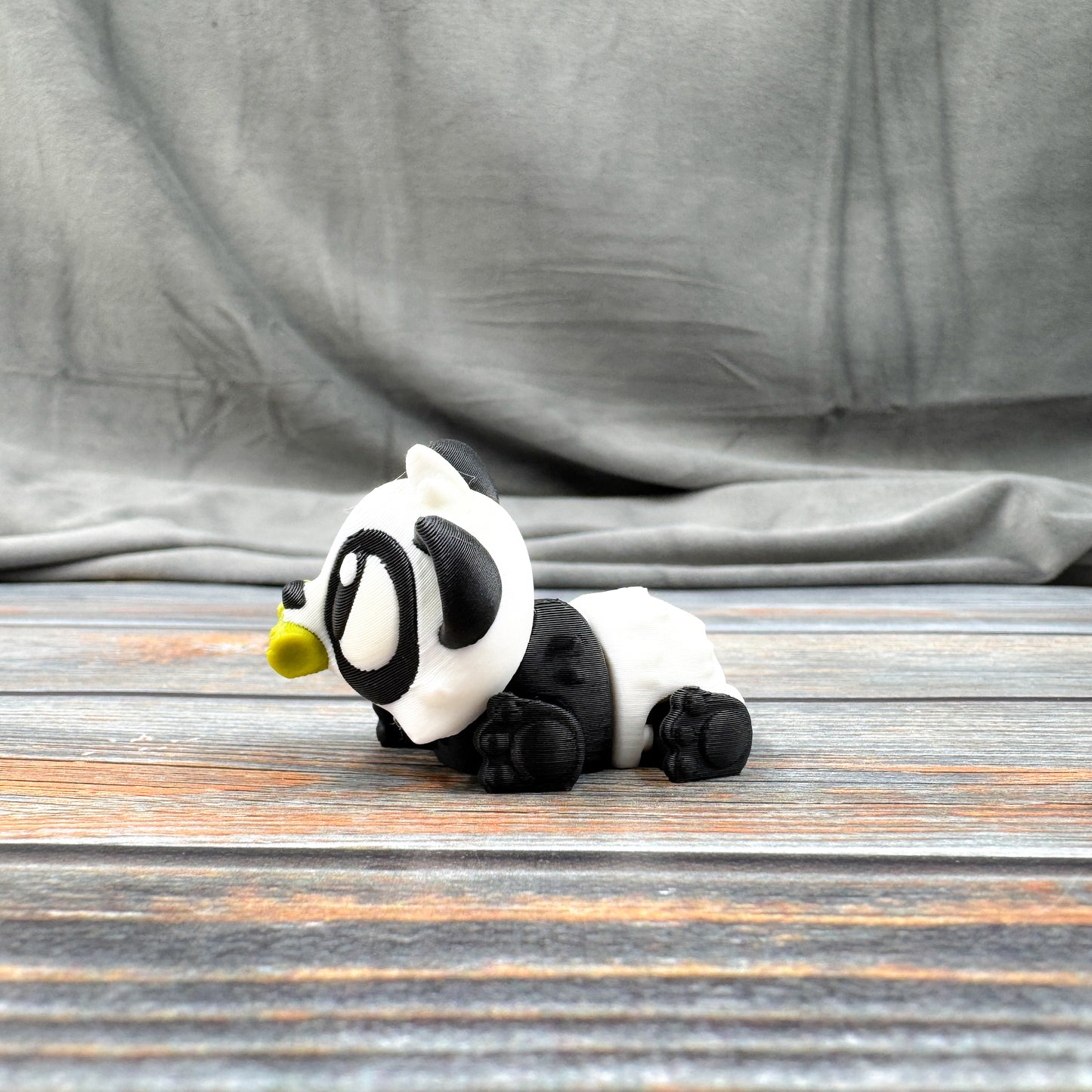 Panda with Bamboo Articulated 3D Printed Fidget Figure