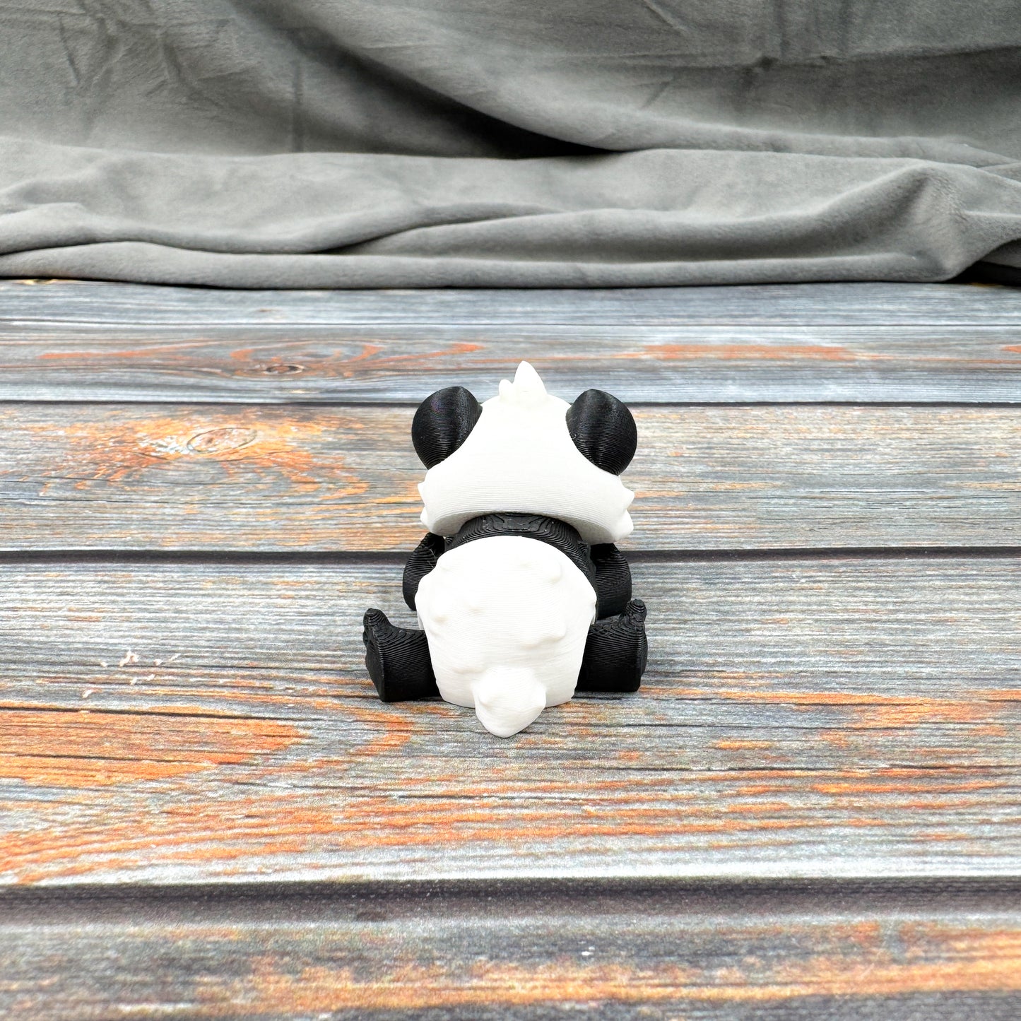 Panda with Bamboo Articulated 3D Printed Fidget Figure
