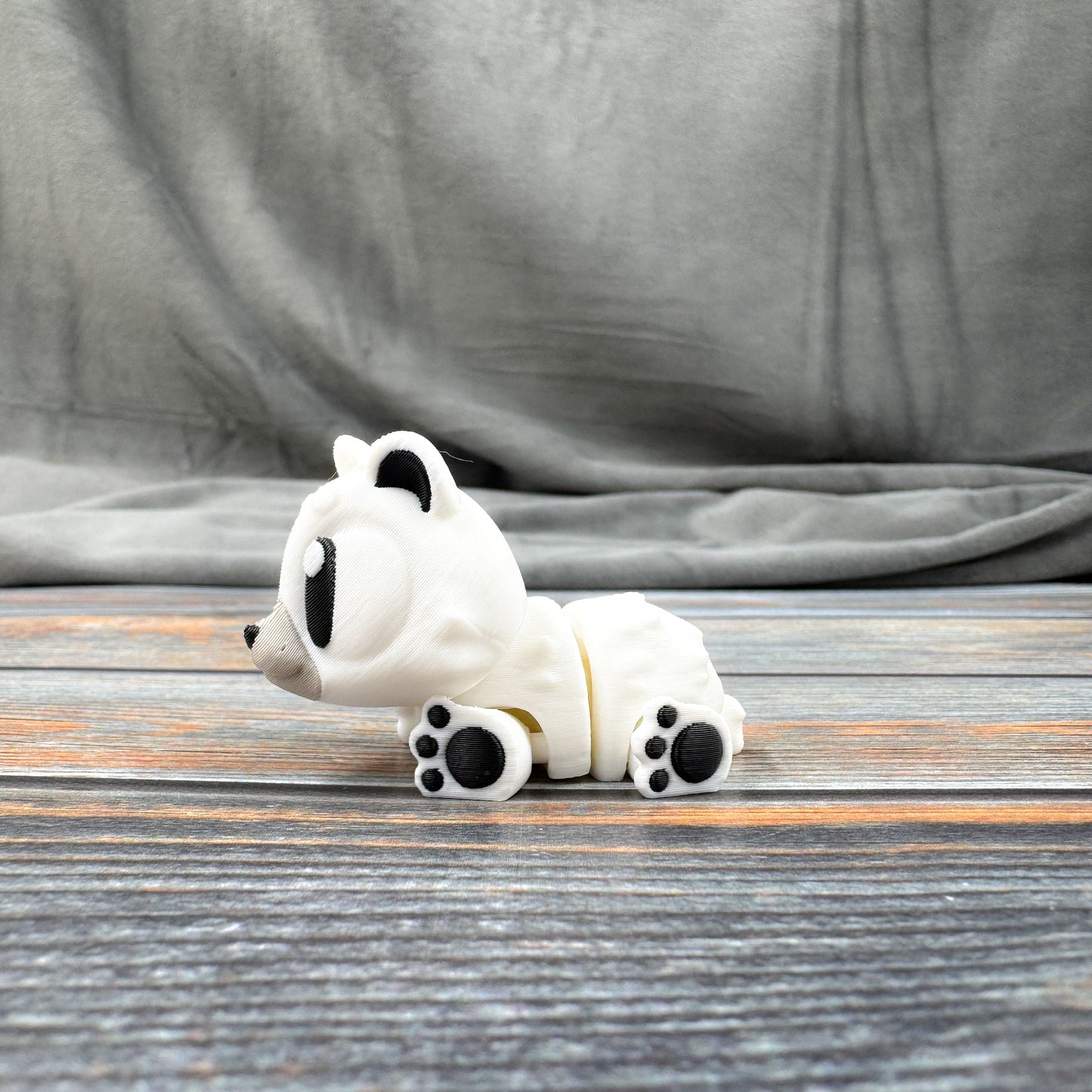 Polar Bear Articulated 3D Printed Fidget Figure