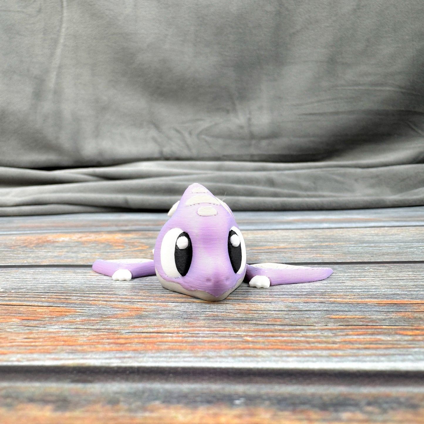 Pterodactyl in Eggshell Articulated 3D Printed Fidget Figure