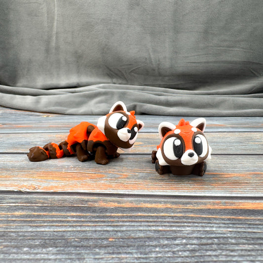 Red Panda Articulated 3D Printed Fidget Figure