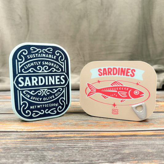 Sardine Tin Multi Clicker 3D Printed Clicker Fidget