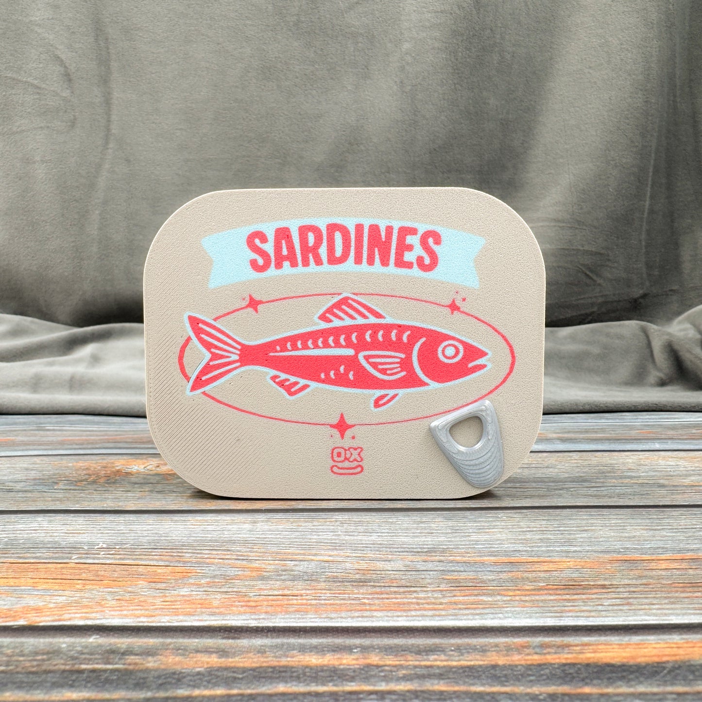 Sardine Tin Multi Clicker 3D Printed Clicker Fidget