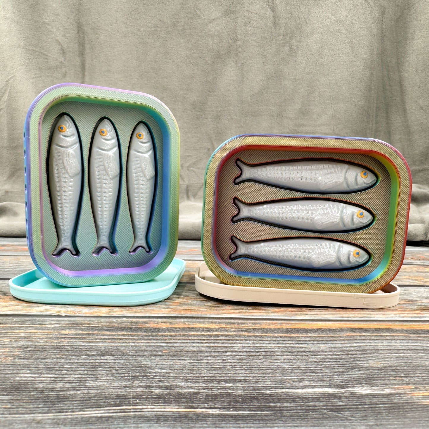 Sardine Tin Multi Clicker 3D Printed Clicker Fidget
