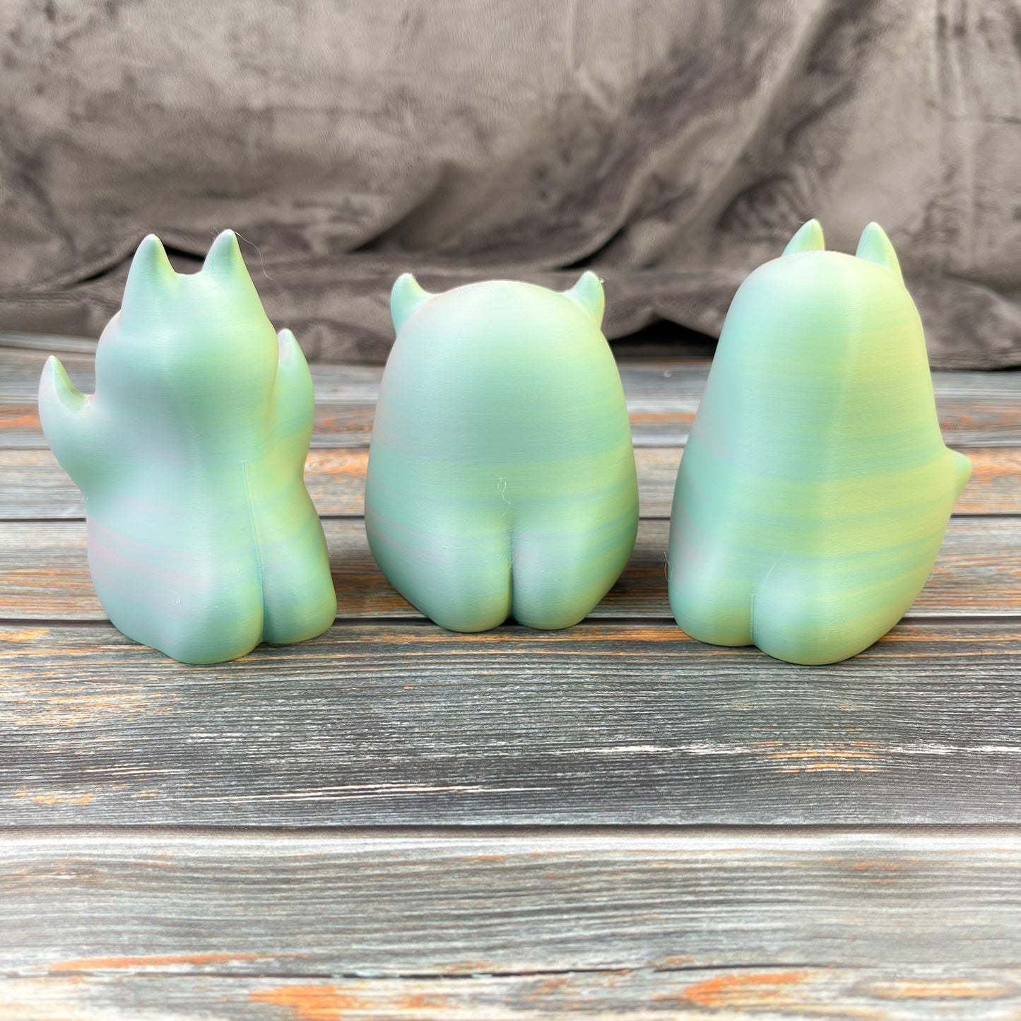 Scary Butt Ghost Tea Light Covers with Color Changing LED Tea Lights