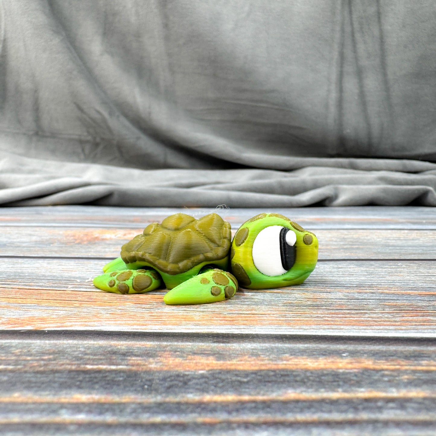 Sea Turtle Articulated 3D Printed Fidget Figure