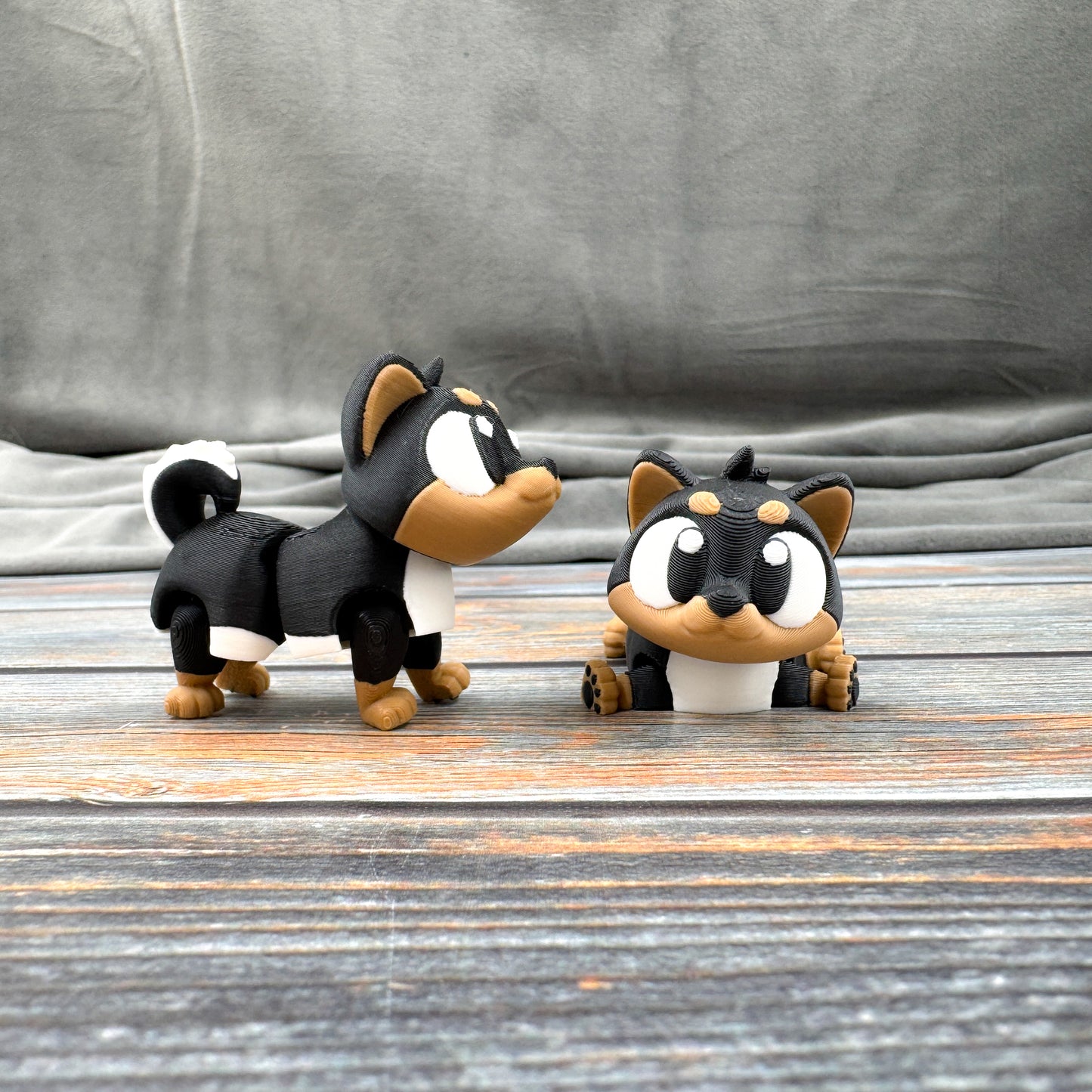 Shiba Inu Articulated 3D Printed Fidget Figure