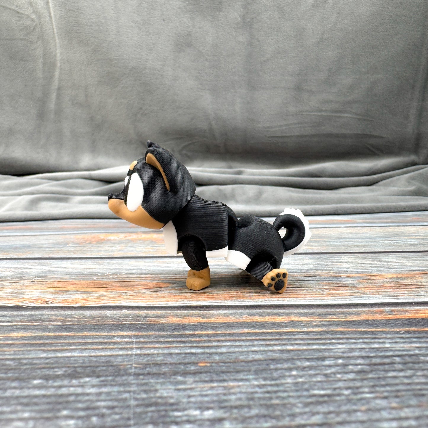 Shiba Inu Articulated 3D Printed Fidget Figure