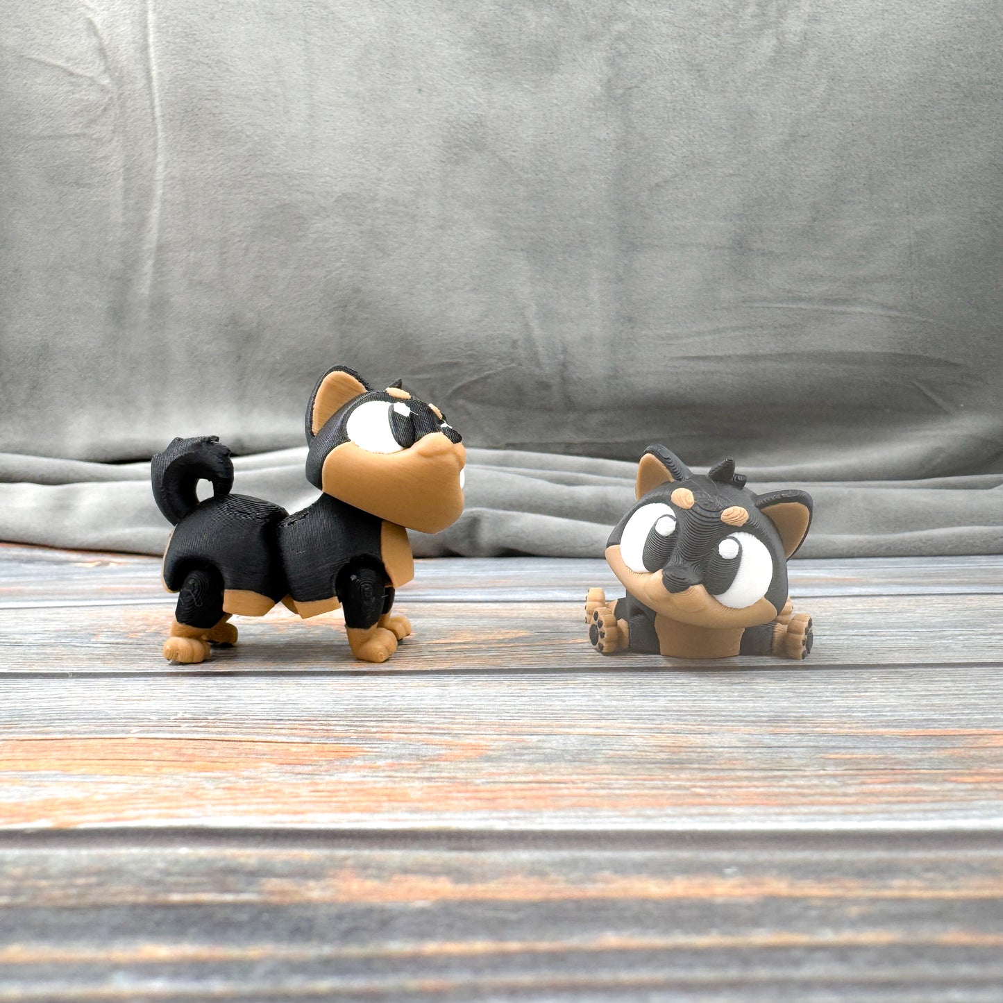 Shiba Inu Articulated 3D Printed Fidget Figure