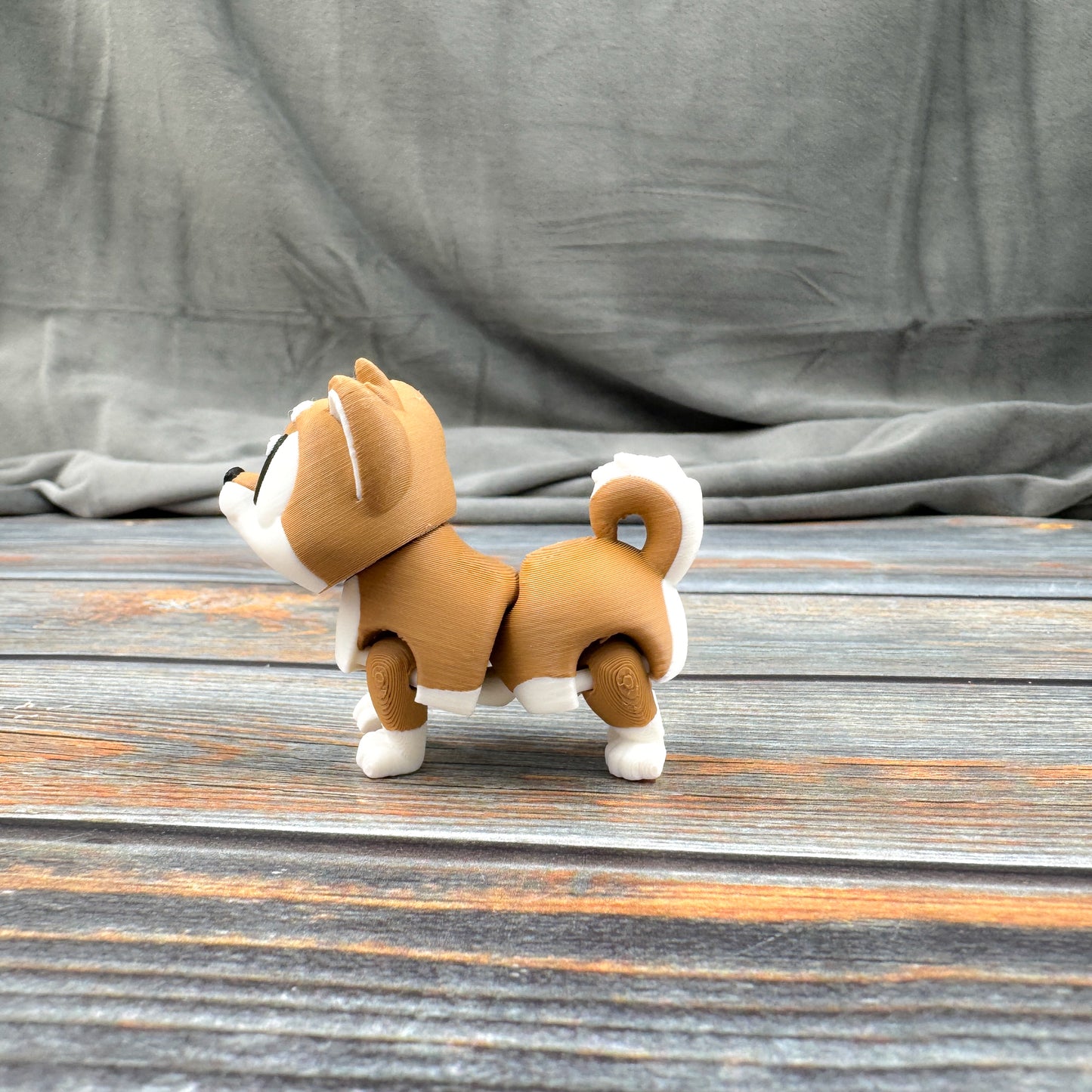Shiba Inu Articulated 3D Printed Fidget Figure