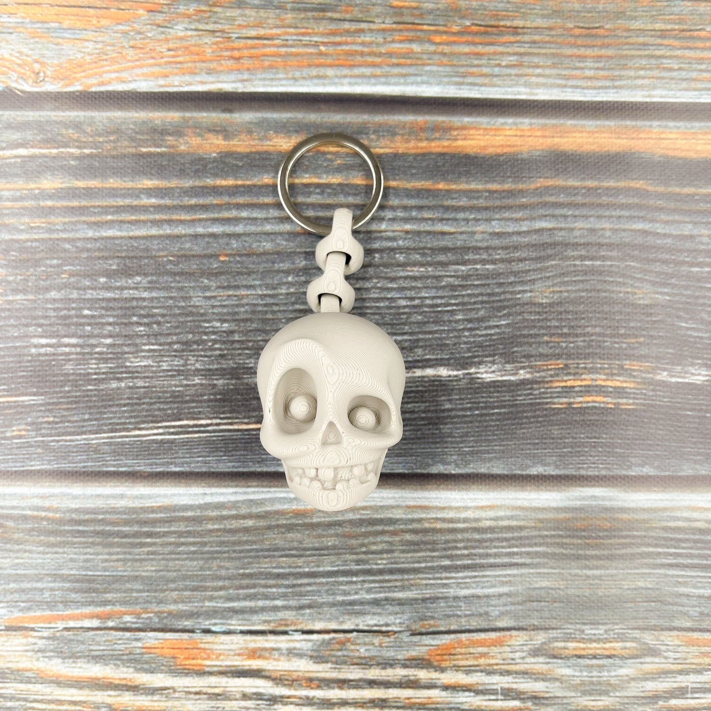 Skull 3D Printed Keychain