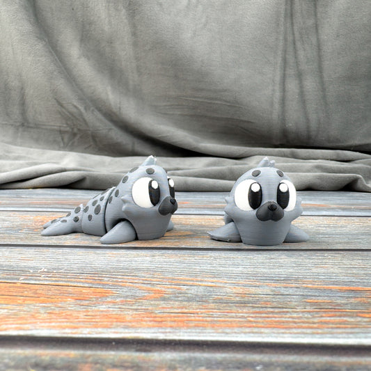 Spotted Seal Articulated 3D Printed Fidget Figure